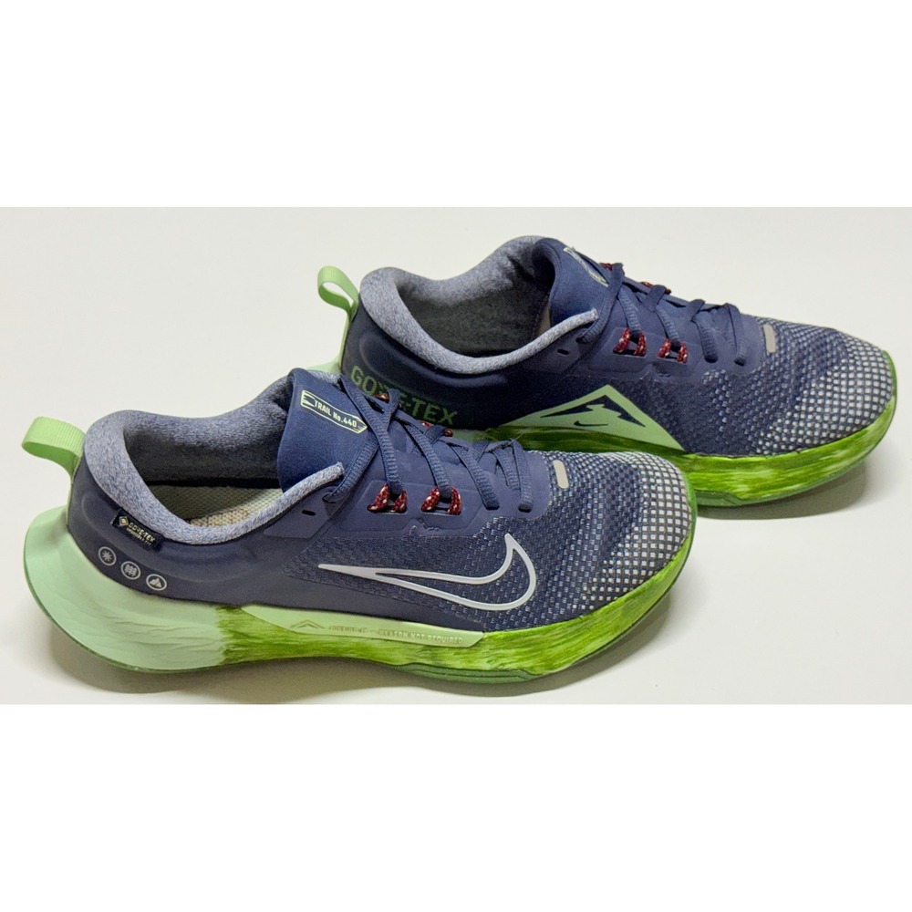 Nike Juniper Trail 2 GORE-TEX Women 10 Thunder Blue Green Running Shoes